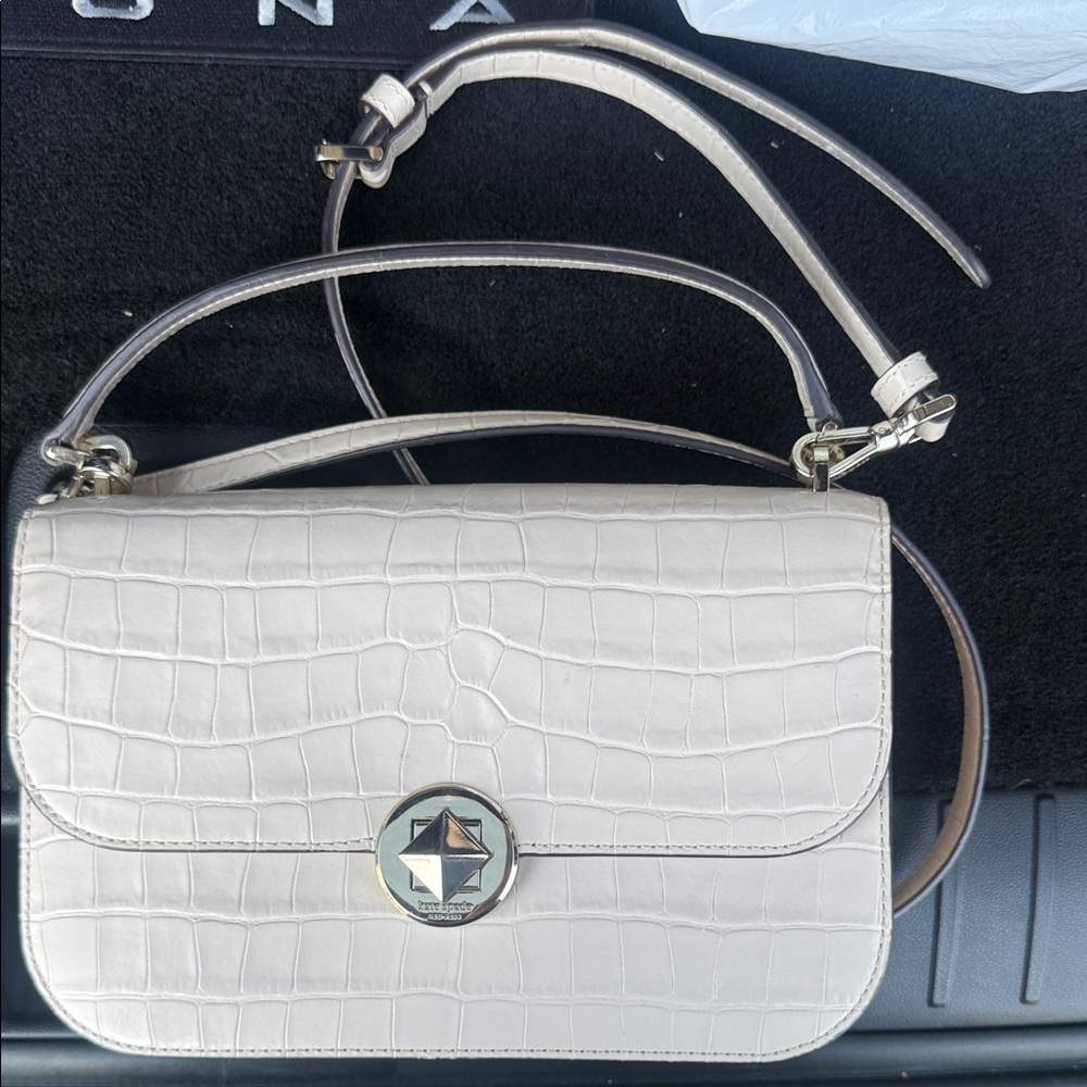 Kate Spade Audrey Flap Crossbody in White